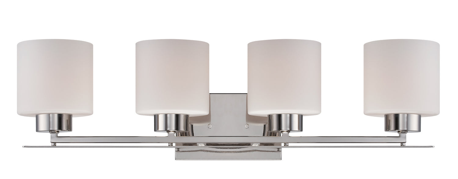 Nuvo Lighting 60-5204 Four Light Vanity, Polished Nickel
