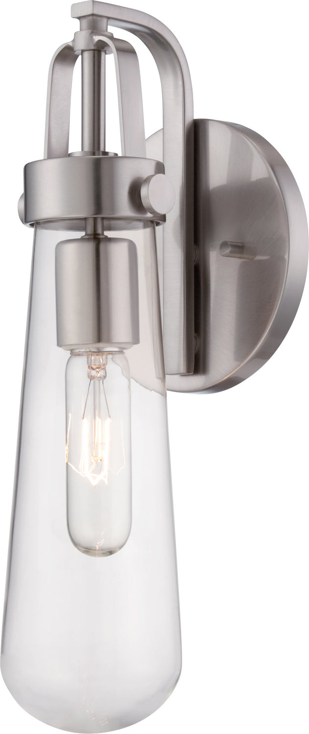 Nuvo Lighting 60-5261 One Light Wall Sconce, Brushed Nickel