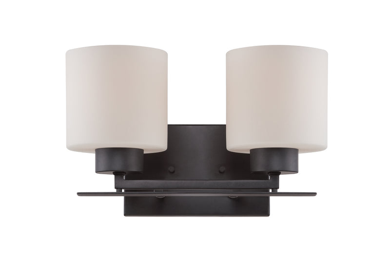 Nuvo Lighting 60-5302 Two Light Vanity, Aged Bronze