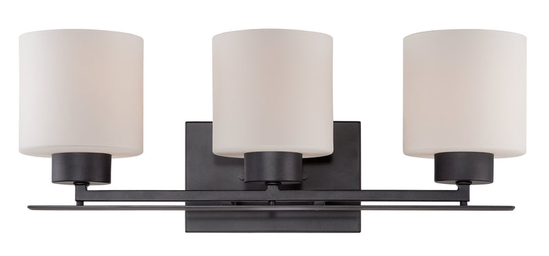 Nuvo Lighting 60-5303 Three Light Vanity, Aged Bronze
