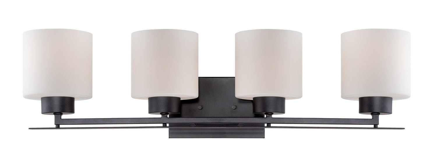 Nuvo Lighting 60-5304 Four Light Vanity, Aged Bronze