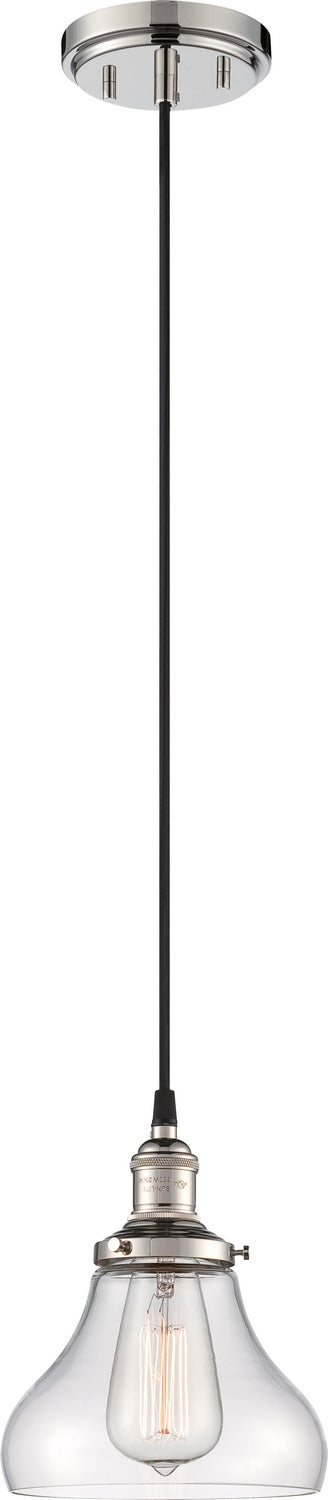 Nuvo Lighting 60-5403 One Light Pendant, Polished Nickel