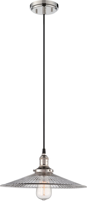 Nuvo Lighting 60-5416 One Light Pendant, Polished Nickel