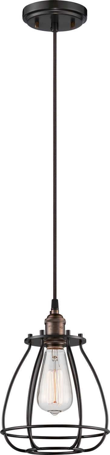 Nuvo Lighting 60-5501 One Light Pendant, Rustic Bronze