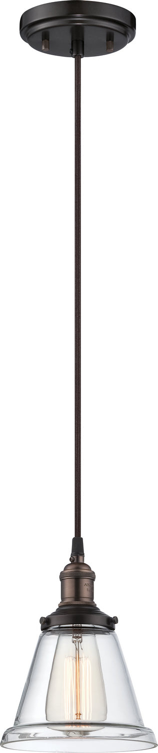 Nuvo Lighting 60-5502 One Light Pendant, Rustic Bronze