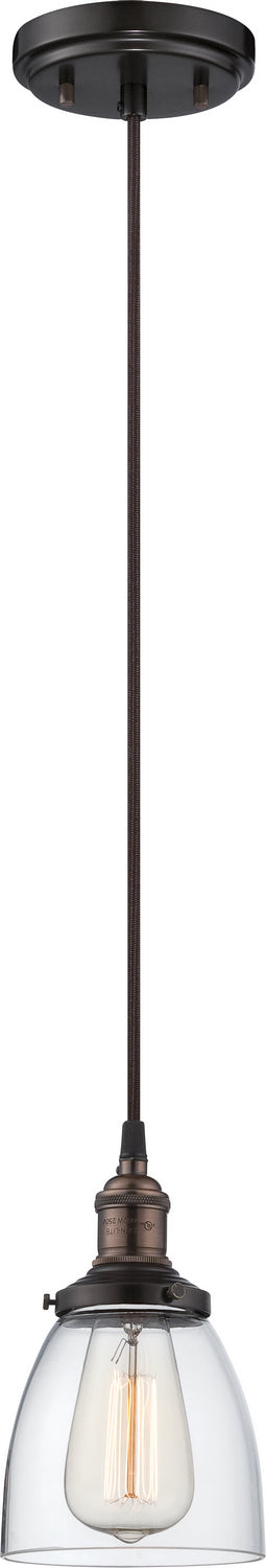 Nuvo Lighting 60-5504 One Light Pendant, Rustic Bronze