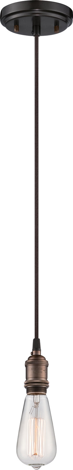 Nuvo Lighting 60-5505 One Light Pendant, Rustic Bronze