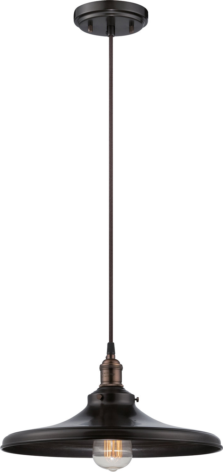 Nuvo Lighting 60-5506 One Light Pendant, Rustic Bronze
