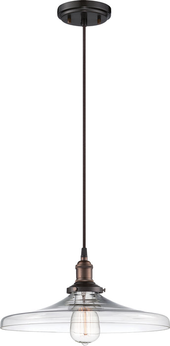 Nuvo Lighting 60-5507 One Light Pendant, Rustic Bronze