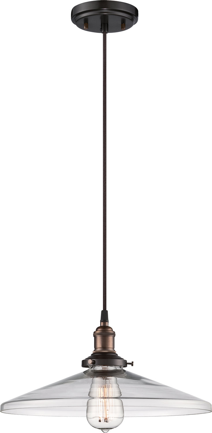 Nuvo Lighting 60-5508 One Light Pendant, Rustic Bronze