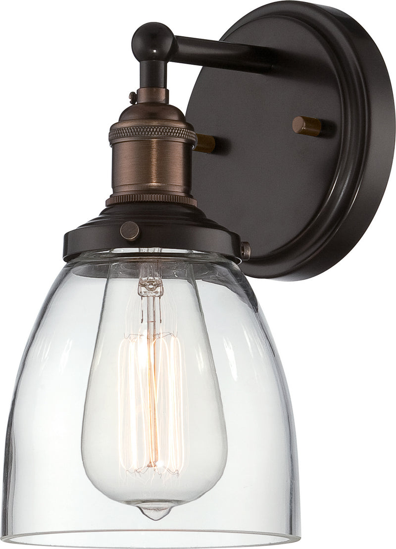 Nuvo Lighting 60-5514 One Light Wall Sconce, Rustic Bronze