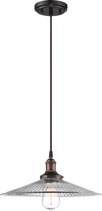 Nuvo Lighting 60-5516 One Light Pendant, Rustic Bronze