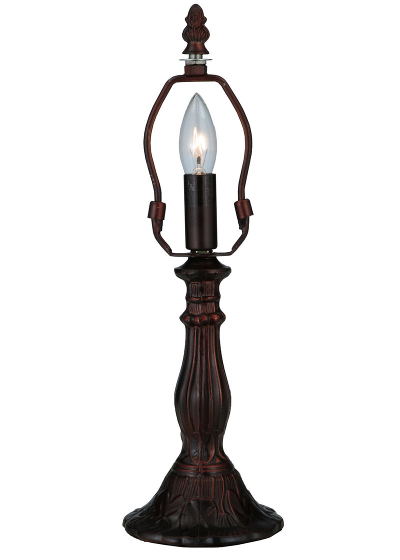 Meyda Tiffany 10630 One Light Table Base, Mahogany Bronze