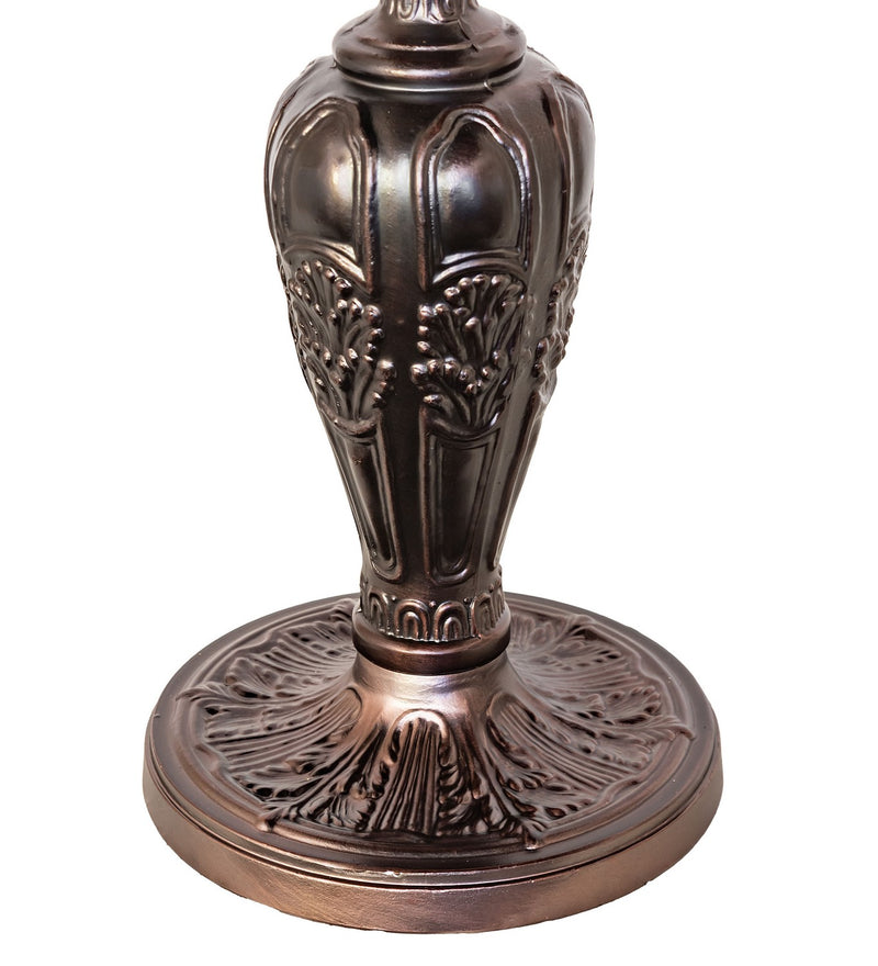 Meyda Tiffany 15554 Two Light Table Base, Mahogany Bronze