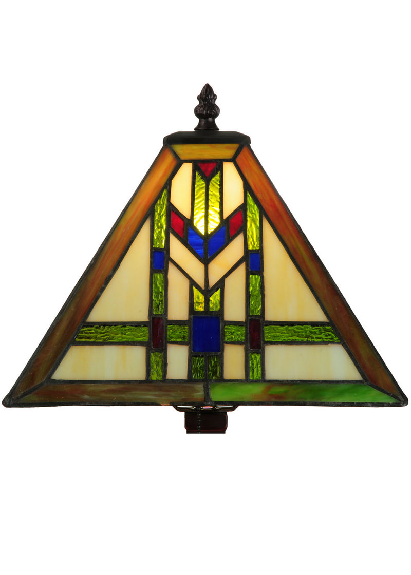 Meyda Tiffany 19426 Shade, Beige Green Lt Blue Burgundy
