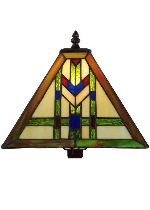 Meyda Tiffany 19426 Shade, Beige Green Lt Blue Burgundy