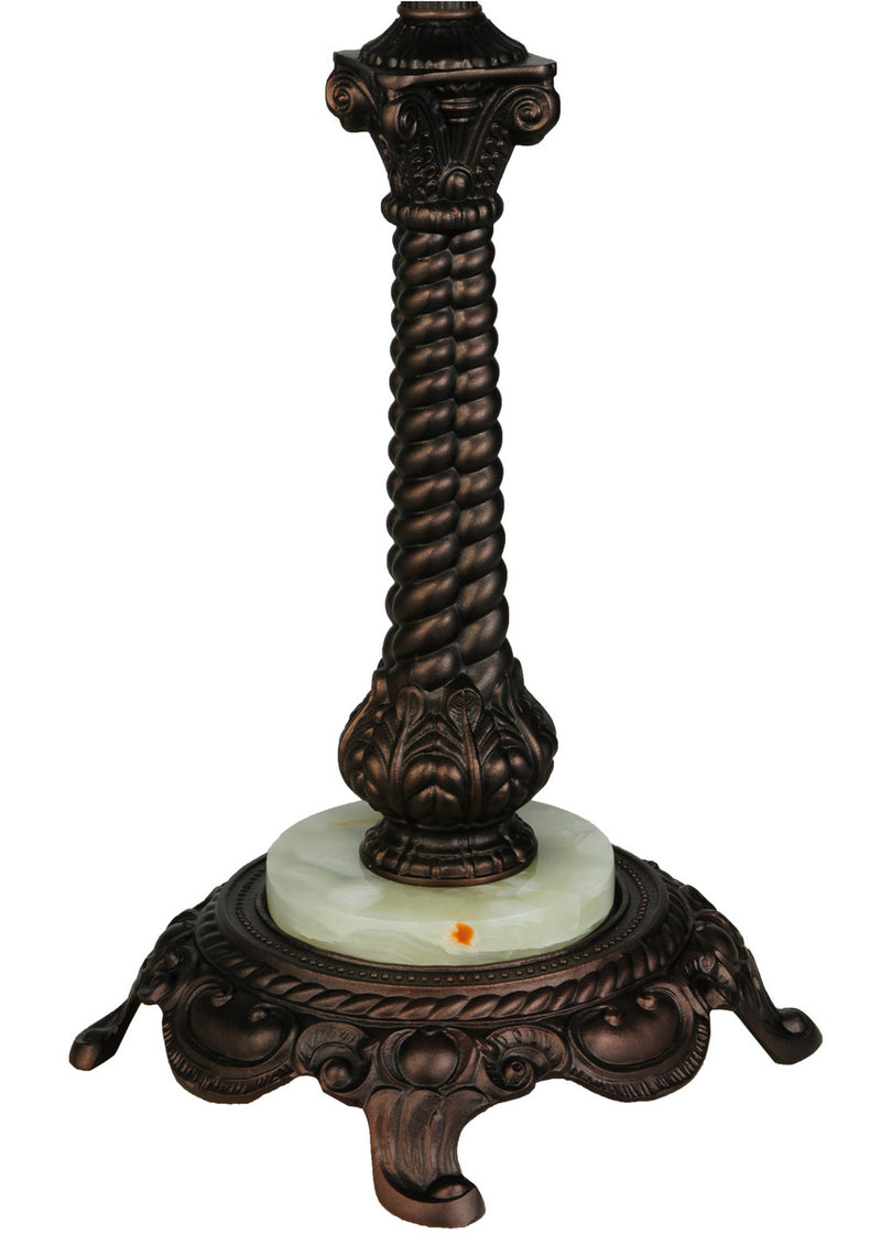 Meyda Tiffany 19870 Table Base Hardware, Mahogany Bronze
