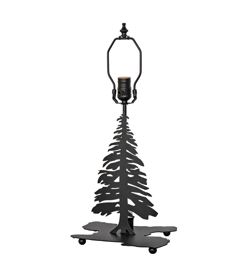 Meyda Tiffany 20491 Two Light Table Base, Textured Black