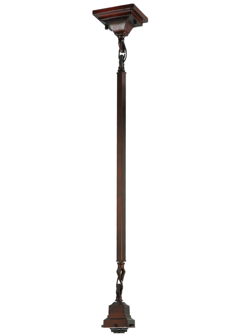 Meyda Tiffany 27846 One Light Pendant Hardware, Mahogany Bronze