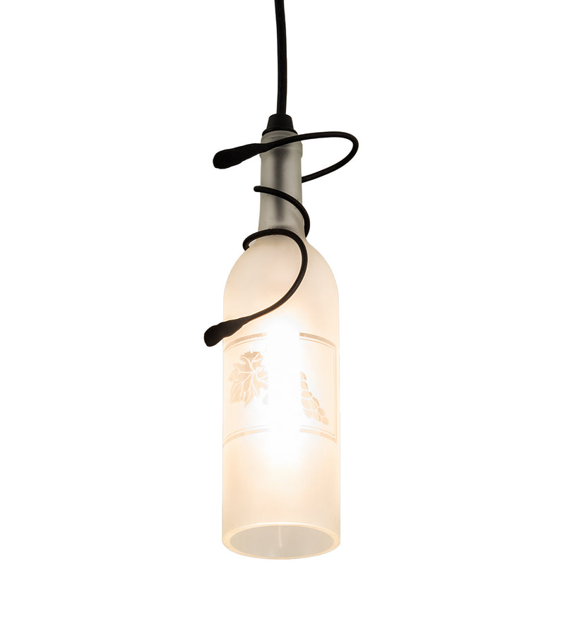 Meyda Tiffany 49938 One Light Mini Pendant, Black Metal