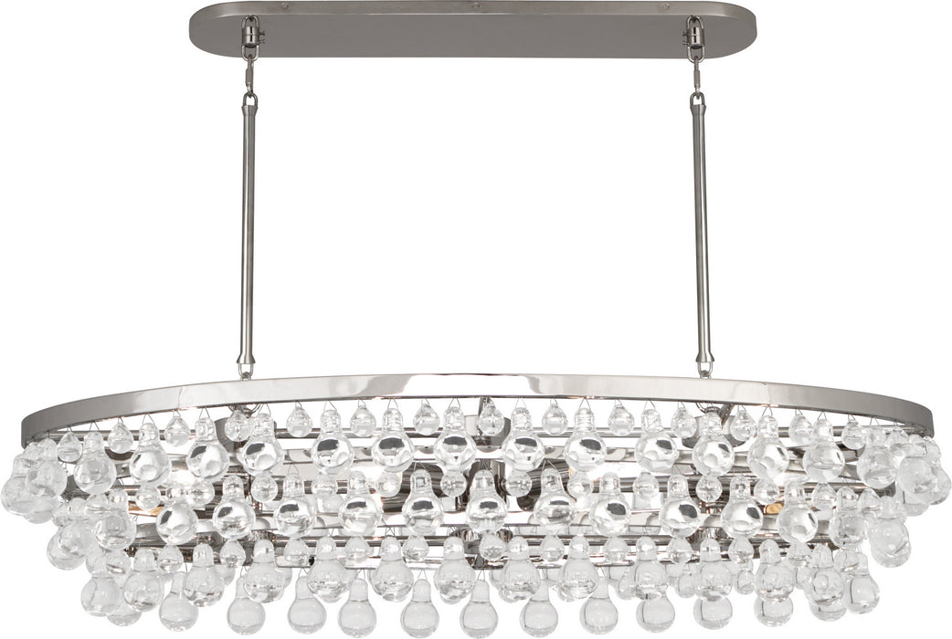 Robert Abbey S1007 Eight Light Chandelier, Polished Nickel