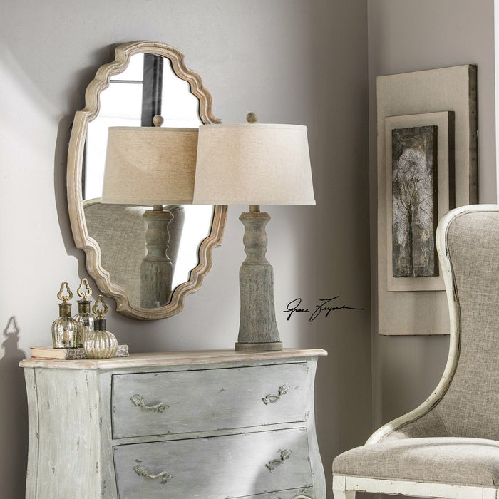 Uttermost 14483 Mirror, Natural Wood