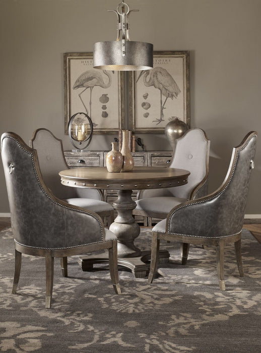 Uttermost 24390 Table, Light Gray Wash