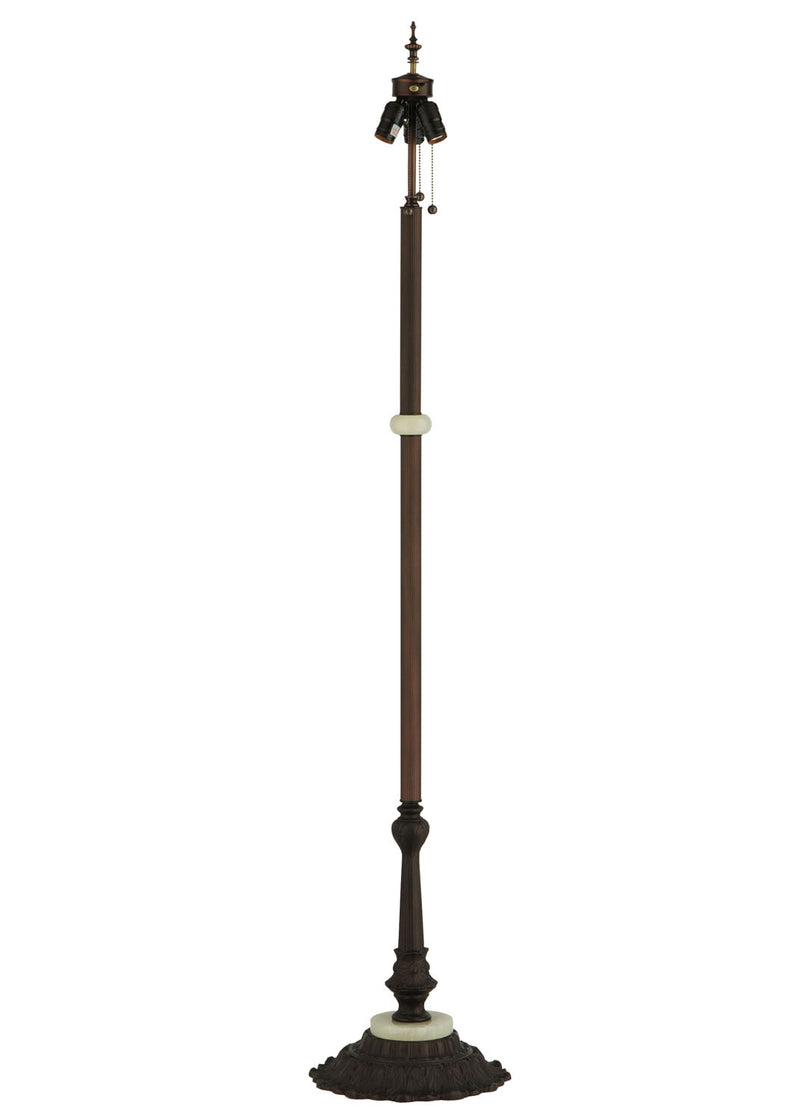 Meyda Tiffany 10117 Three Light Floor Base, Mahogany Bronze