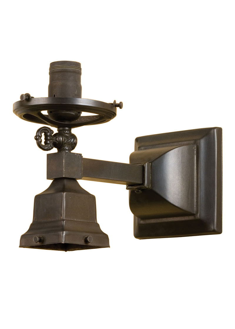 Meyda Tiffany 101567 Two Light Wall Sconce, Craftsman Brown