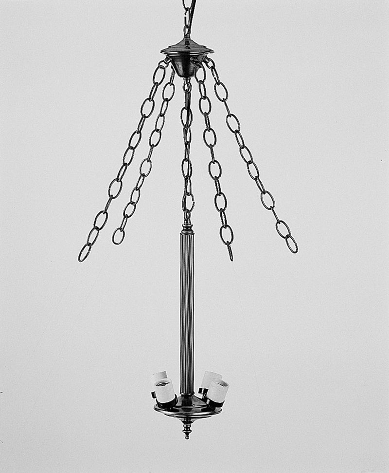 Meyda Tiffany 10382 Four Light Inverted Pendant Hardware, Mahogany Bronze