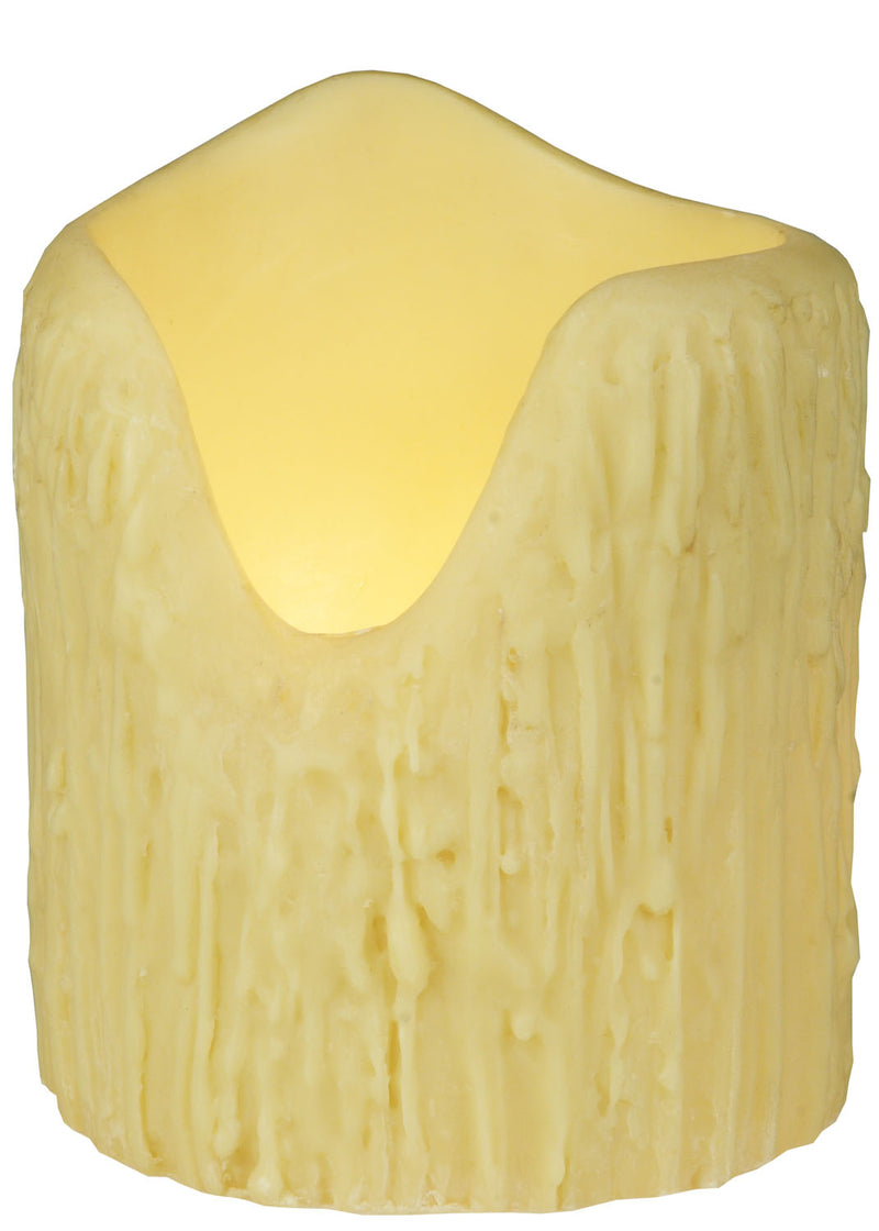 Meyda Tiffany 106180 Candle Cover, Ivory