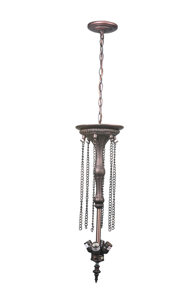 Meyda Tiffany 106640 Four Light Hanging Hardware, Mahogany Bronze