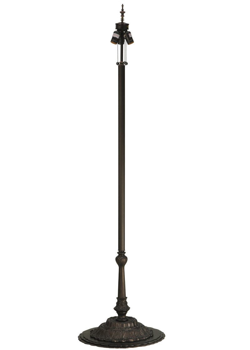 Meyda Tiffany 107829 Three Light Floor Base, Mahogany Bronze