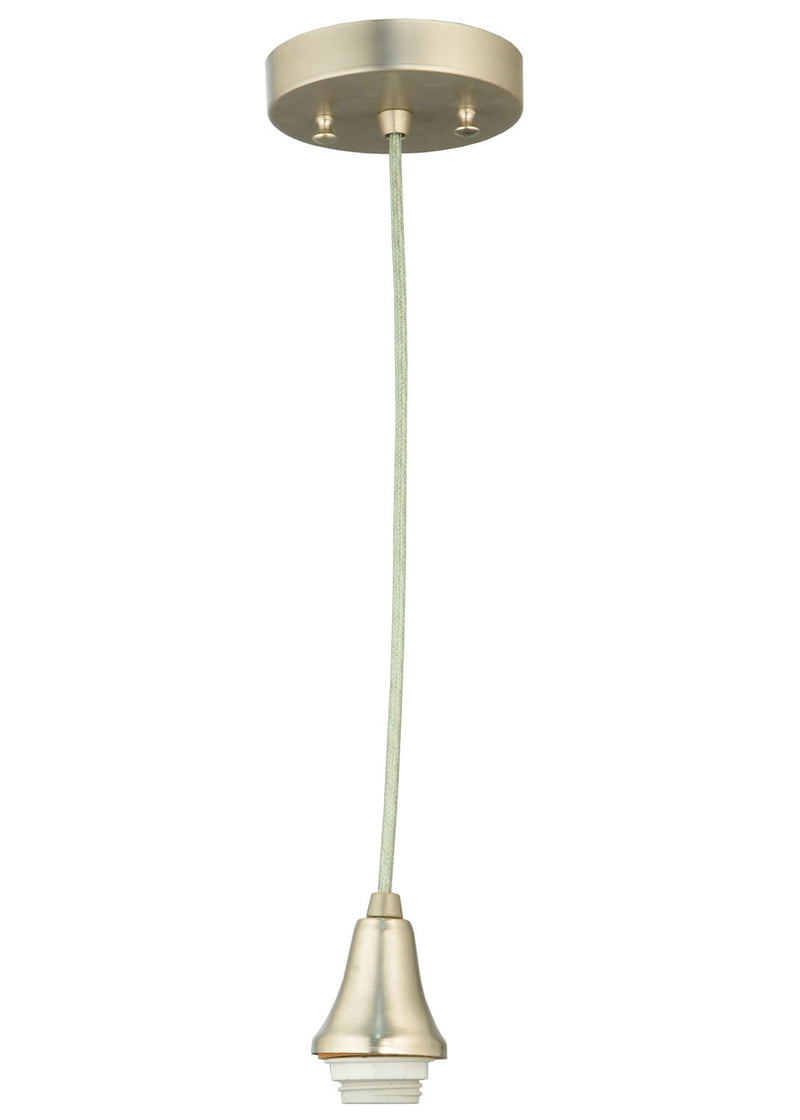 Meyda Tiffany 111247 One Light Pendant Hardware, Brushed Nickel