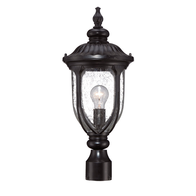 Acclaim Lighting 2217BK One Light Post Mount, Matte Black
