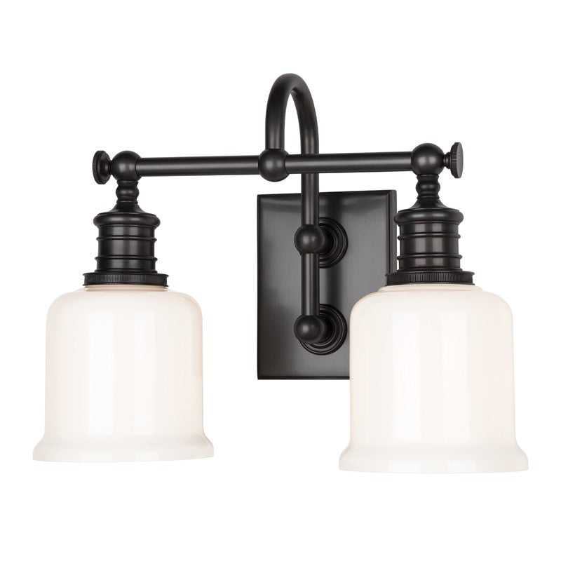 Hudson Valley 1972-OB Two Light Bath Bracket, Old Bronze