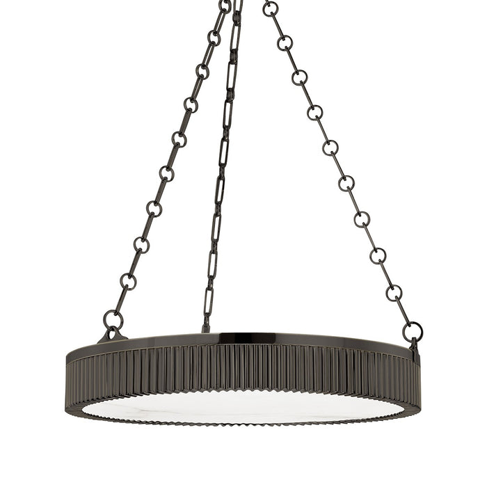 Hudson Valley 522-DB Five Light Chandelier, Distressed Bronze
