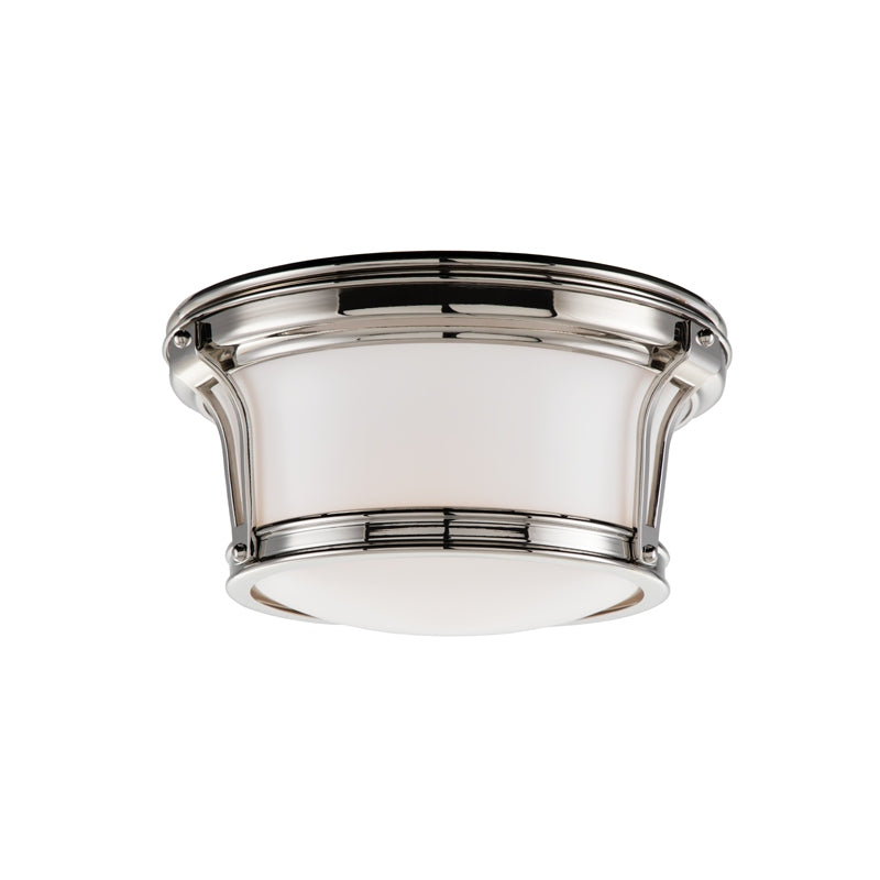 Hudson Valley 6510-PN Two Light Flush Mount, Polished Nickel