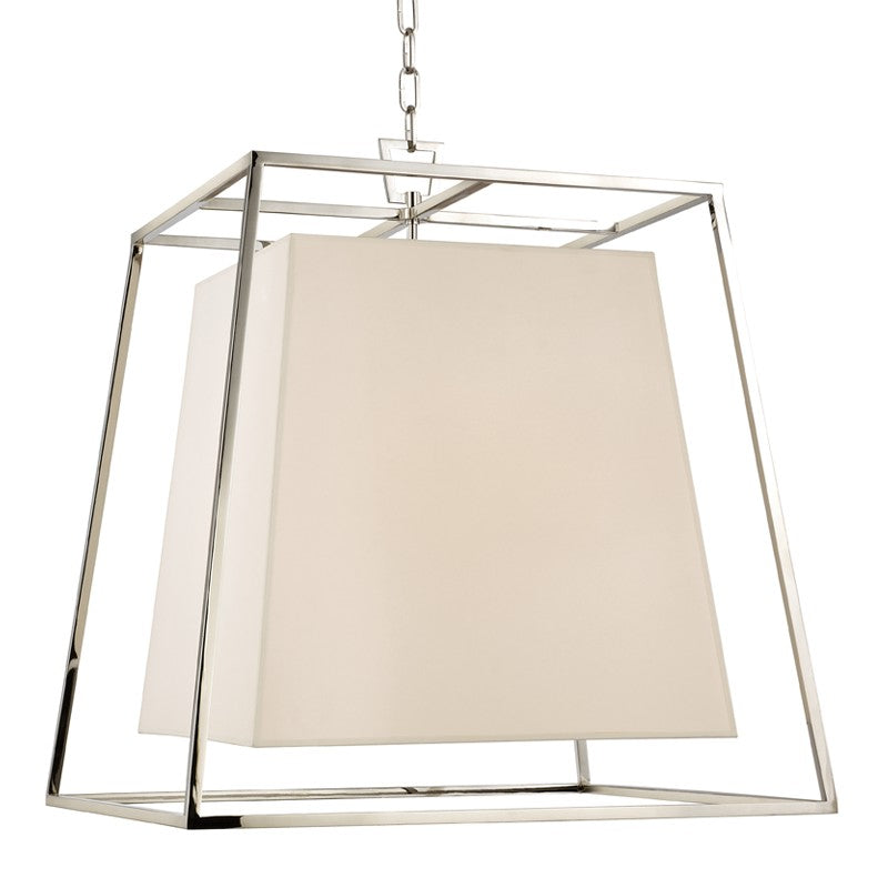 Hudson Valley 6924-PN-WS Six Light Chandelier, Polished Nickel