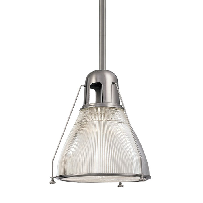 Hudson Valley 7308-SN One Light Pendant, Satin Nickel