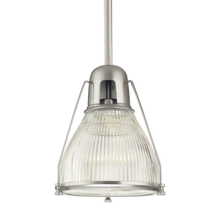 Hudson Valley 7311-SN One Light Pendant, Satin Nickel