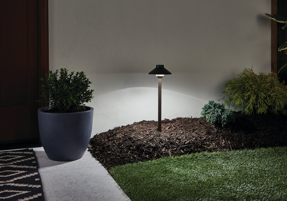 Kichler 15820AZT27 LED Path Light, Textured Architectural Bronze