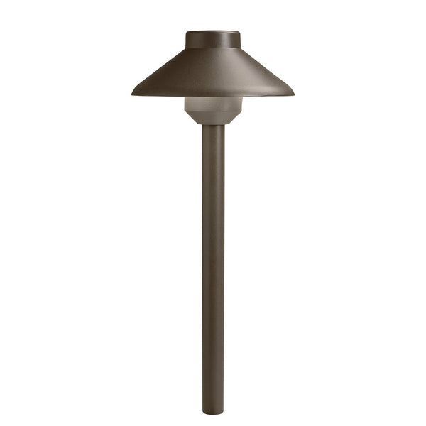 Kichler 15820AZT27 LED Path Light, Textured Architectural Bronze