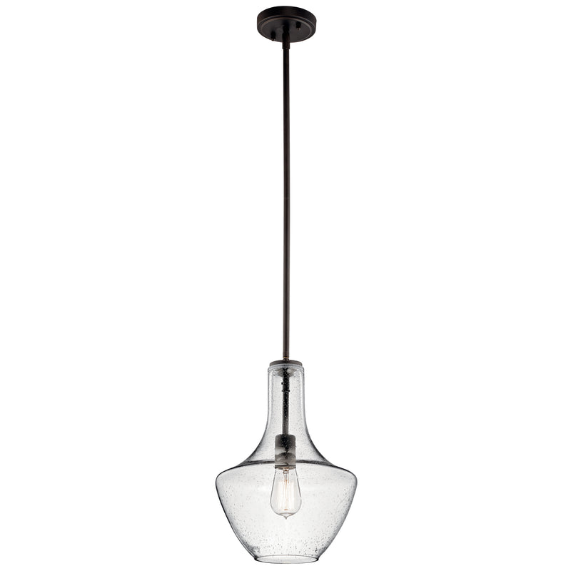 Kichler 42141OZCS One Light Pendant, Olde Bronze