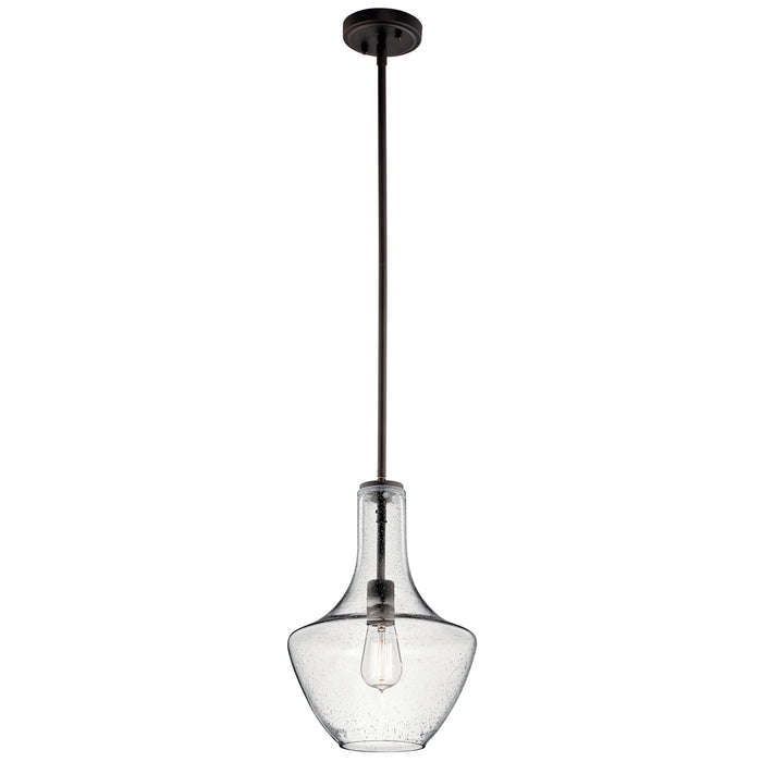 Kichler 42141OZCS One Light Pendant, Olde Bronze