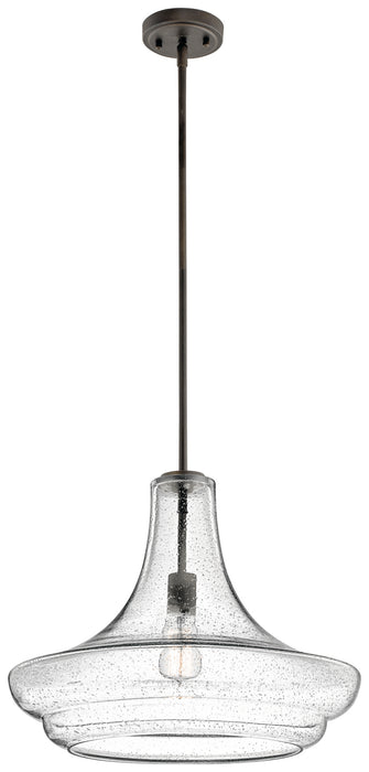 Kichler 42329OZCS One Light Pendant, Olde Bronze