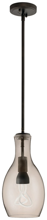 Kichler 42456OZCP One Light Pendant, Olde Bronze