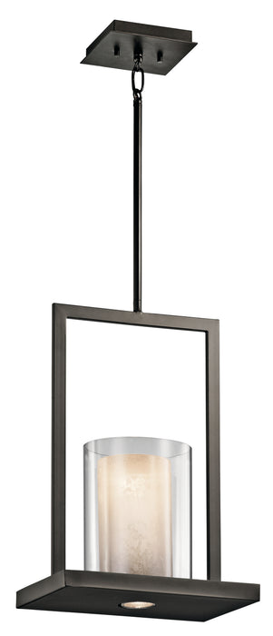 Kichler 42549OZ One Light Pendant, Olde Bronze
