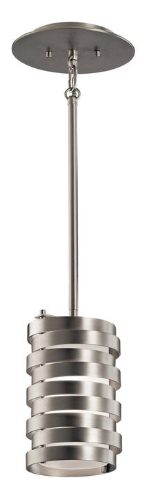Kichler 43304NI One Light Mini Pendant, Brushed Nickel
