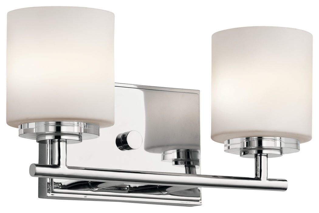 Kichler 45501CH Two Light Bath, Chrome